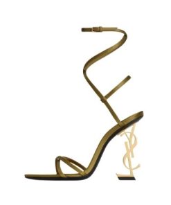Opyum crepe satin sandals