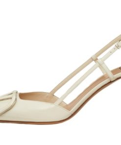 D?COLLET? SLINGBACK VLOGO SIGNATURE IN VERNICE 80MM