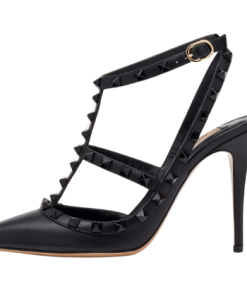 D?COLLET? ROCKSTUD CON CINTURINI E BORCHIE IN TONO 100MM
