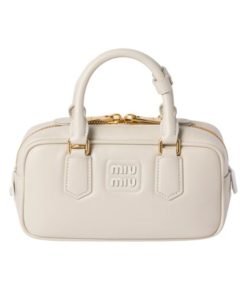 Arcadie-Leder-Mini Kreidewei? 10.5cm