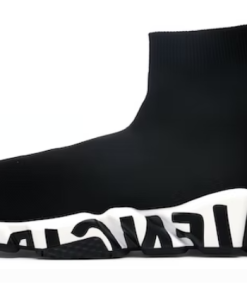Speed Graffiti Trainers Black White