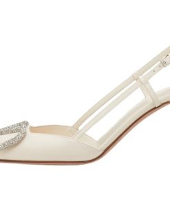 D?COLLET? SLINGBACK VLOGO SIGNATURE IN VITELLO 80MM