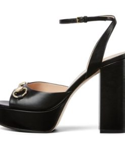 SANDALO DONNA CON PLATEAU E MORSETTO
