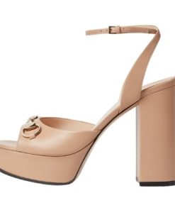 SANDALO DONNA CON PLATEAU E MORSETTO