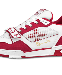 Red Monogram Denim Cinturino