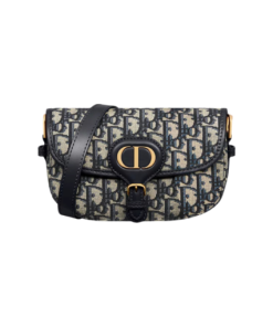 Blauwe Oblique-jacquard 25cm