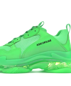Triple S Neon Green Clear Sole