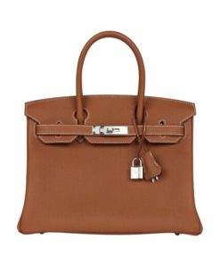 Gold Togo mit Palladium-Beschl?gen 30cm