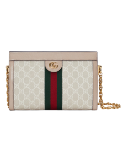 Ophidia GG Beige/Wei? 26 cm
