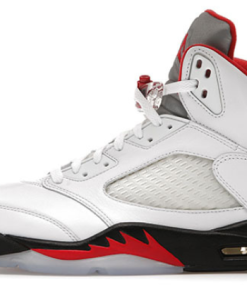 Retro Fire Red Silver Tongue