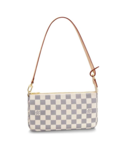 Damier Pochette Wei? 23.5 cm