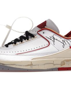 Jordan 2 Retro Low Off-White White Red