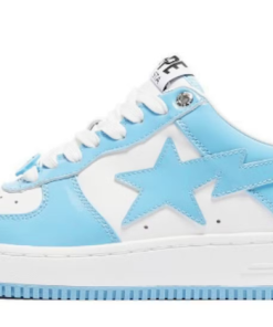 Patent Leather Blue White