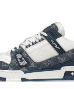 Trainer Monogram Denim White Blue