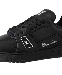 Trainer Black Wool