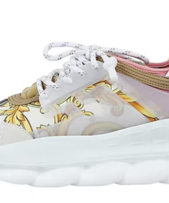 Chain Reaction White Pink Yellow Barocco (W)