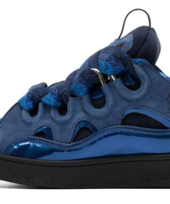Curb rhinestone-embellished Blue