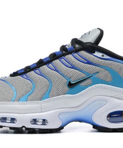 Blue With Grey Stripes