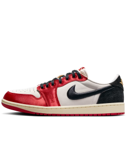 Trophy Room x Air Jordan 1 Retro Low OG "Sail and Varsity Red"