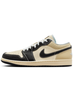 Air Jordan 1 Low SE "Coconut Milk Black Muslin"