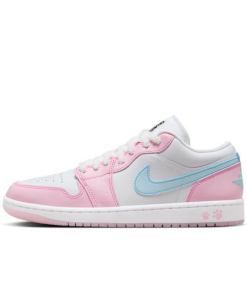 Air Jordan 1 Low SE "Paw Print Pink Foam"